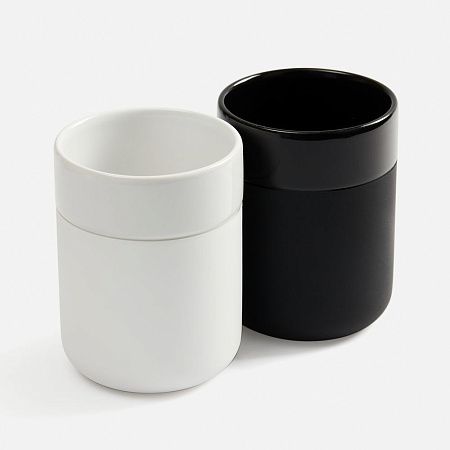 Кружка Nabo с силиконовым держателем, черная