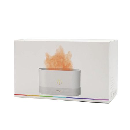 Светодиодный USB увлажнитель-ароматизатор Flame RGB, черный