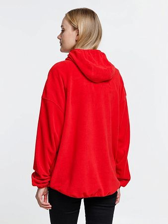 Анорак флисовый унисекс Fliska, красный, размер XL/2XL
