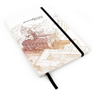 Блокнот линованный Pininfarina ITALIAN BEAUTY ROMA из каменной бумаги, А5