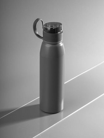 Бутылка для воды Billy Gym, матовая серая