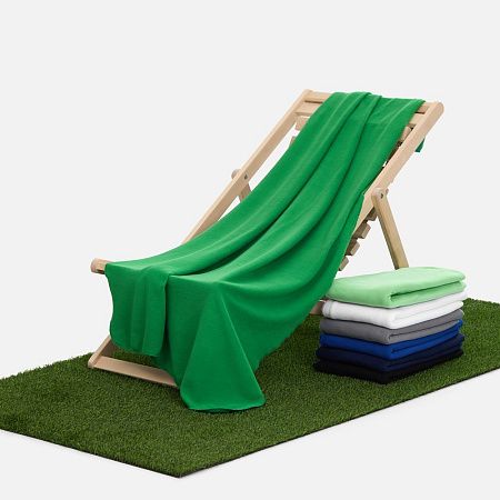 Флисовый плед Warm&Peace XL, зеленый
