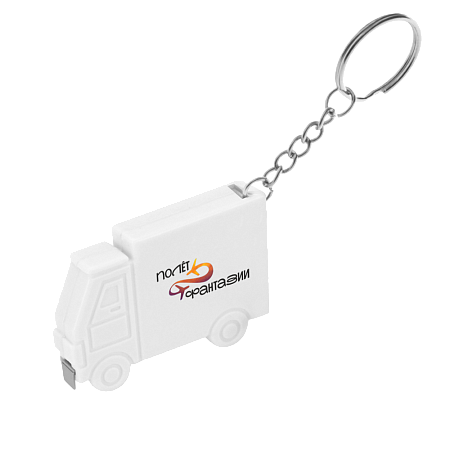 Брелок-рулетка Грузовик, 1 метр, синий