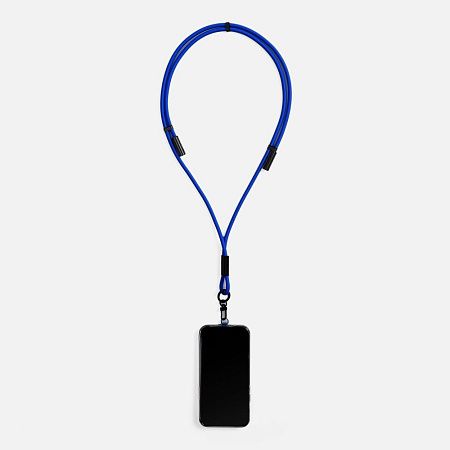 Кабель-ланьярд energyFlex Power Delivery 60 Вт, темно-синий