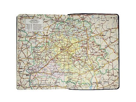 Ежедневник Flexy Galo А5, черный, недатированный, в гибкой обложке