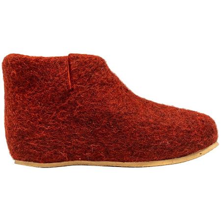 Домашние валенки Wild, красно-коричневые (терракот), размер 41