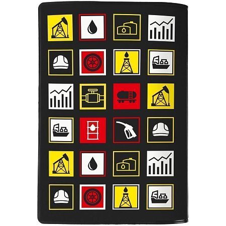 Обложка для паспорта Industry, ver.2, нефть и газ