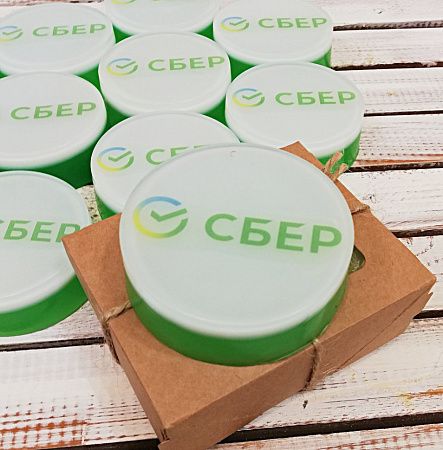 Брендированное мыло ручной работы с вашим логотипом