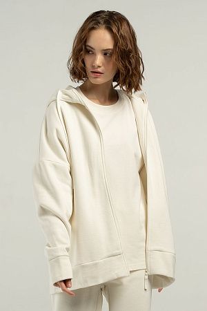 Толстовка унисекс H3, молочно-белая, размер XL/2XL