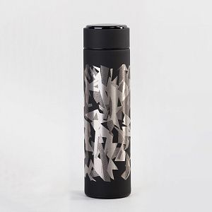 Термос "Бостон next" 500 мл с индикацией температуры, soft touch, сменная батарейка