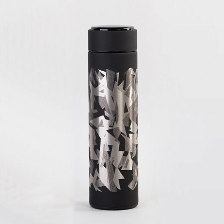 Термос "Бостон next" 500 мл с индикацией температуры, soft touch, сменная батарейка