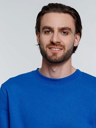 Свитшот унисекс Delta, ярко-синий, размер XL
