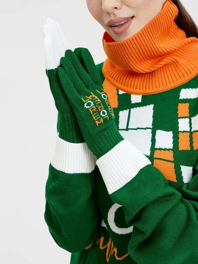 Перчатки на заказ Guanti, акрил, размер S/M