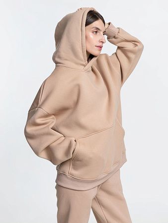 Худи Kulonga Oversize, бежевое (песочное), размер 3XL/4XL