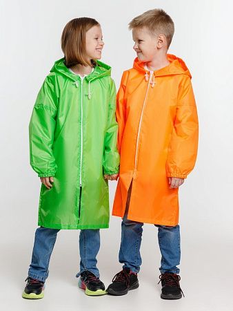 Дождевик детский Rainman Kids, оранжевый неон, размер 10-12 лет (134–150 см)