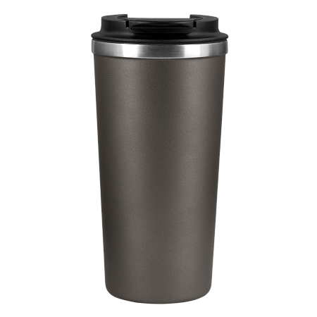 Термокружка вакуумная Палермо (Palermo), серая, матовая поверхность