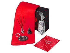 Подарочный набор «Re:Home» с пледом, свечой и диффузором