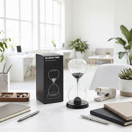 Магнитный антистресс Elusive Time, черный