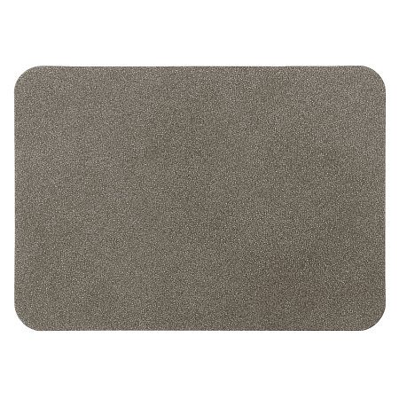 Шеврон Rectangle NUBA размер 50*70 мм, светло-серый, со скругленными углами