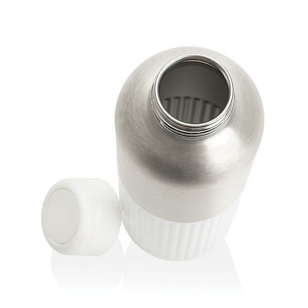 Бутылка для воды Ripple RCS из нержавеющей стали R-steel, герметичная, с ручкой, 750 мл