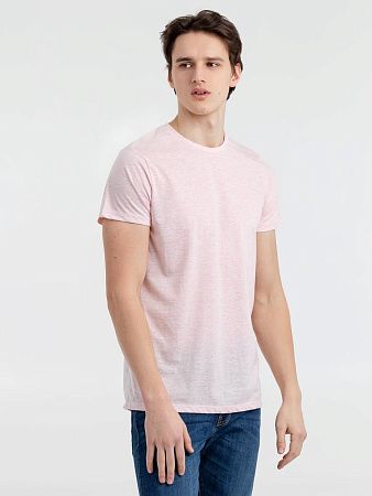 Футболка мужская Regent Fit 150, розовый меланж, размер L