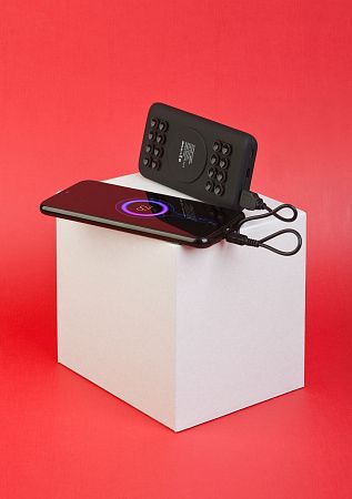 Беспроводное зарядное устройство "Ten SOFTTOUCH", 10000 mAh