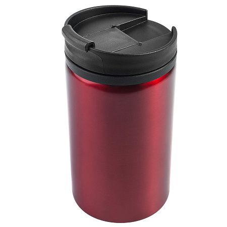 Термокружка CONFETTI 300мл. Красная с черной крышкой 6020.03