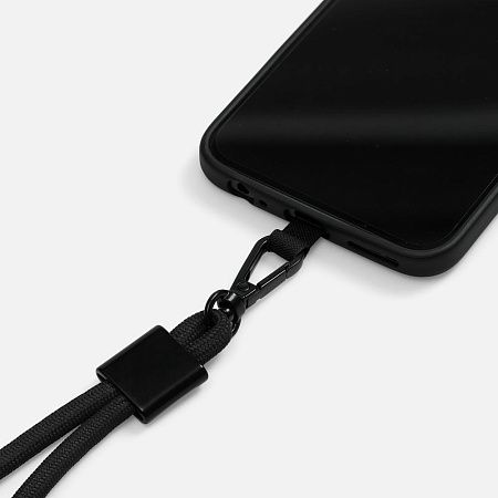 Шнурок для телефона TrendHand, черный