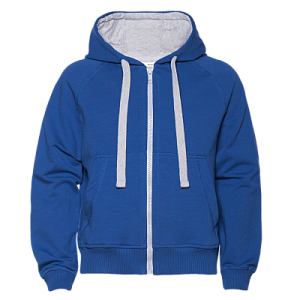 Толстовка детская STAN с капюшоном на молнии футер без начёса 260, 61J