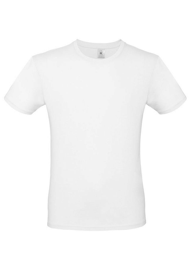 Футболка мужская E150, белая под нанесение