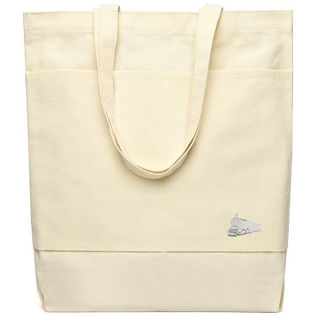 Сумка для покупок JETTA 325 г/м² с шильдом - поезд, натуральный