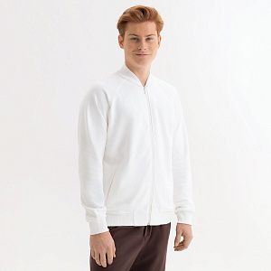 Толстовка на молнии, унисекс TORRES белая