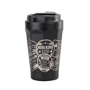 Термостакан "Legend_Вояж" 390 мл с индикацией температуры, покрытие пудра