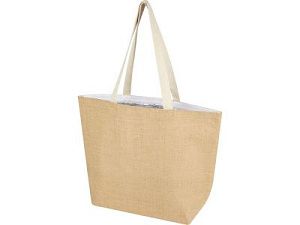 Сумка-холодильник Джута 12 л из джута плотностью 300 г/м²