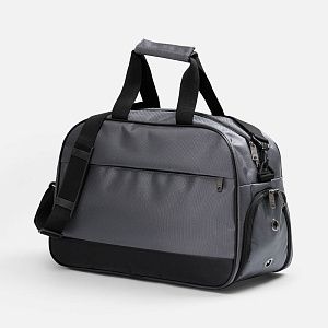 Спортивная сумка Atlantes, светло-серая с черным