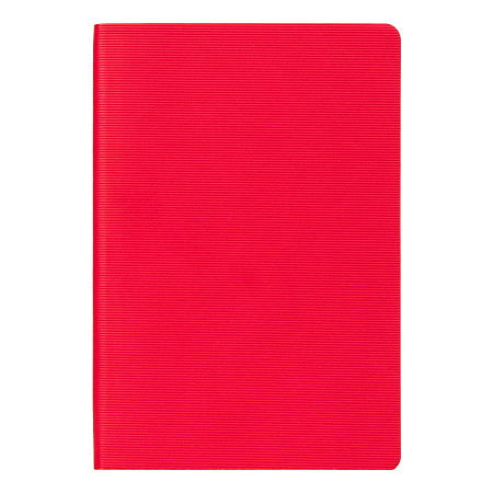 Ежедневник Flexy Happy Line Skyline A5 красный, недатированный, в гибкой обложке