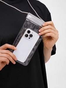 Водонепроницаемый чехол для телефона Aqualock, серый