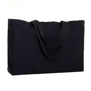 Сумка шопер хлопок 42*38*36, 340, 252, Чёрный,  (20)  (48*35*12/ONE SIZE)