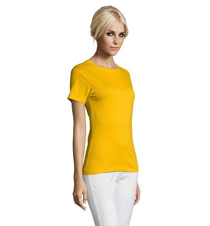 Футболка женская Regent Women, желтая, размер XXL