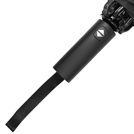 Зонт складной автоматический обратного сложения Forest Liverpool Reverse Safeclosing, диаметр 117 см, 10 панелей, с плавным закрытием, в подарочной коробке, серый