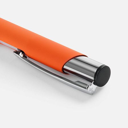 Ручка шариковая Keskus Soft Touch, оранжевая