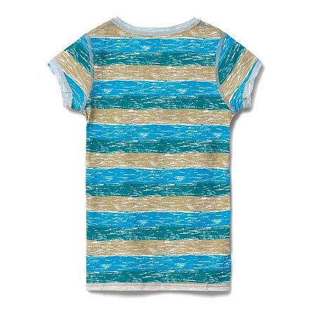 Футболка женская Rayet Lady двусторонняя, голубая с зеленым, размер S