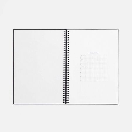Ежедневник Notera Maxi, недатированный, черный