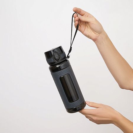 Бутылка для воды Vector, черная