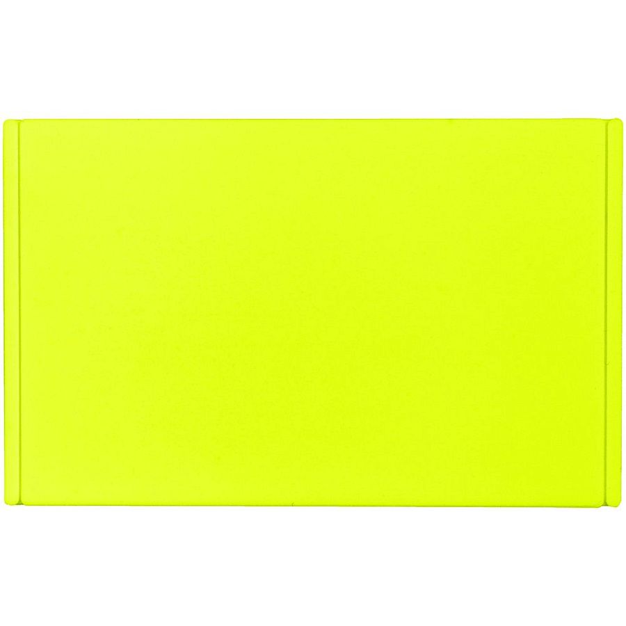 Лейбл из ПВХ Dzeta, ХL, желтый неон