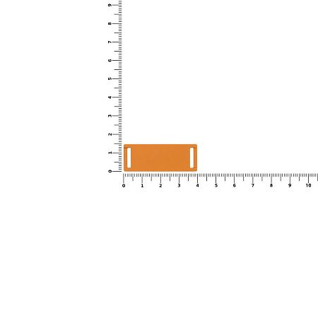 Лейбл из ПВХ Kova, оранжевый