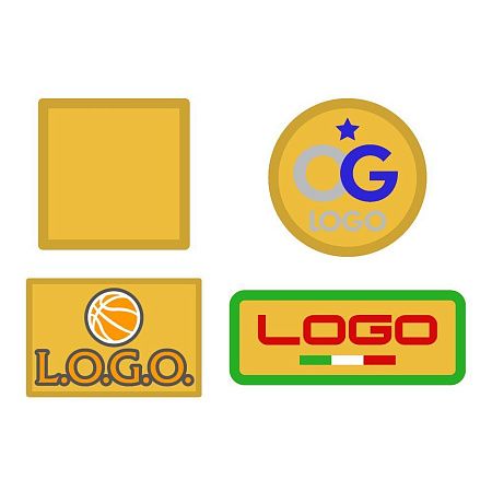 Шеврон из габардина Gabo S, желтый