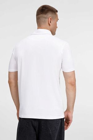 Рубашка поло унисекс Senti, белая, размер XL