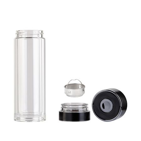 Заварочный термос "Press" 400 мл, серебристый