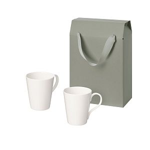 Подарочный набор Веста (Vesta) в коробке-пакете (две фарфоровых кружки)